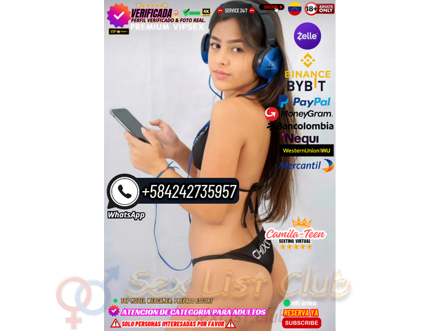 Niña camilia chiquita puta sexting venta de contenido videollamadas vip online