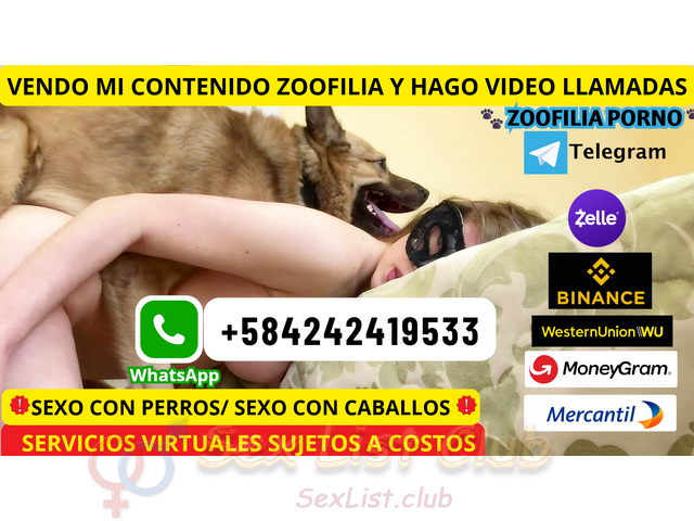 SEXO CON PERRO RUBIA CULONA CREA Y VENDE CONTENIDO PORNO ZOOFILIA VIP ONLINE